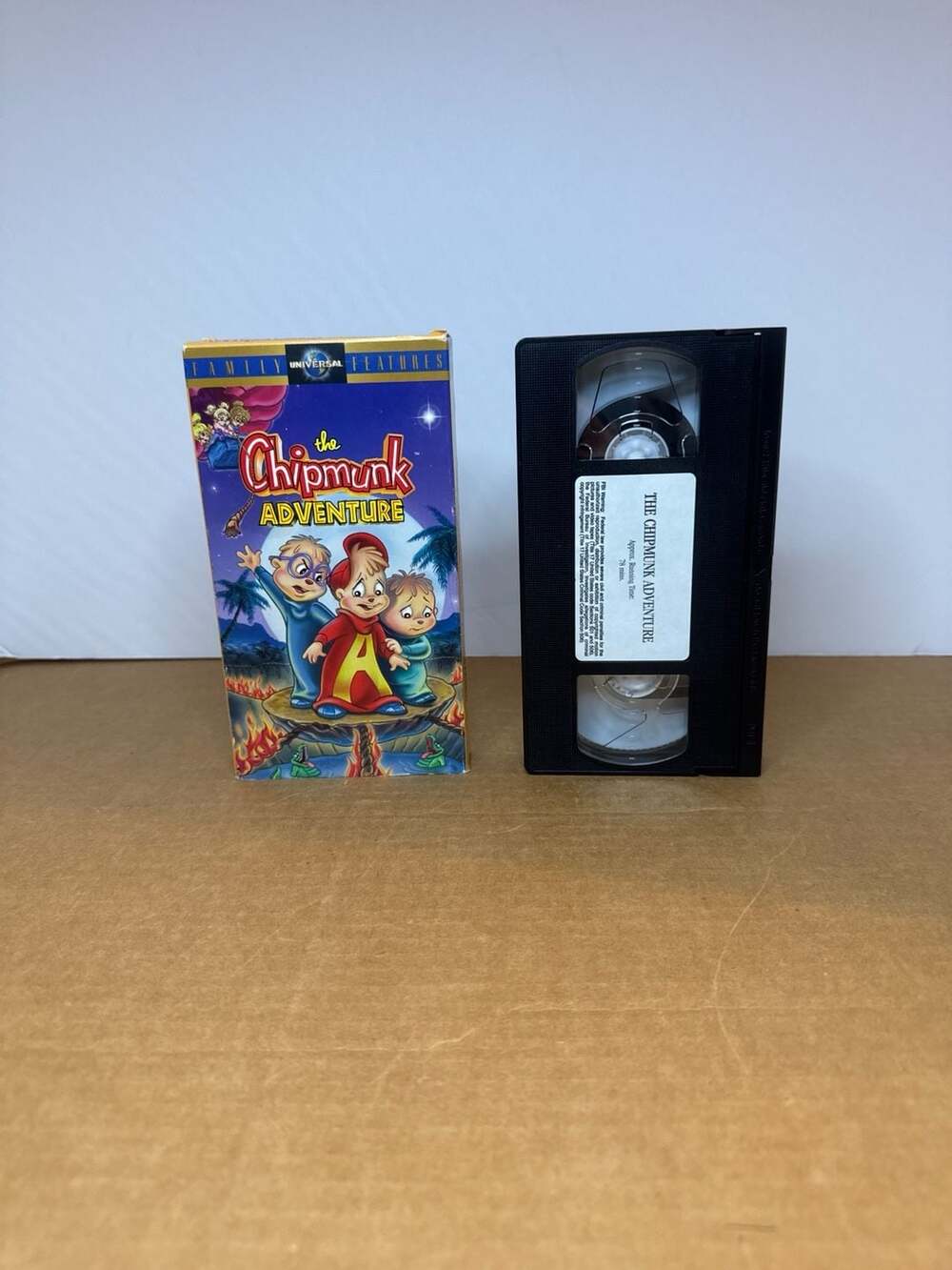The Chipmunk Adventure VHS (1987) Alvin and the Chipmunks Slipcase Edition